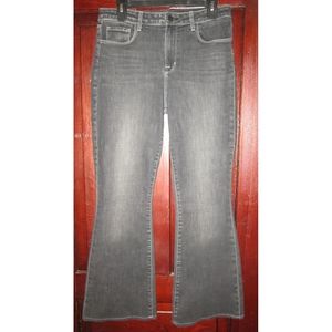 L'Agence Size 30 Stretch Denim Jeans Pants Bell Fit Flare Carbon Soft High Rise
